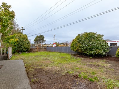 Spacious outdoor area offers potential for landscaping or recreation in a convenient, accessible location.