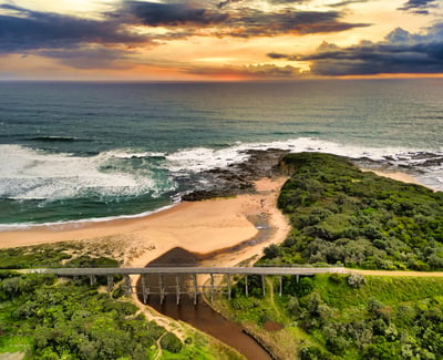 Experience breathtaking ocean views and stunning sunsets from this coastal property, perfect for nature lovers.