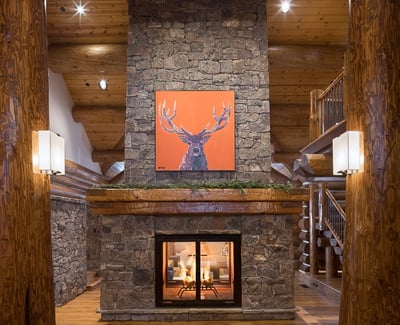 Welcome to the Ski Chalet-Double Sided Fireplace