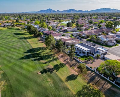 Perfectly located along the Starfire Golf Course, this Scottsdale home offers lush fairway views and direct access to resort-style golf living.