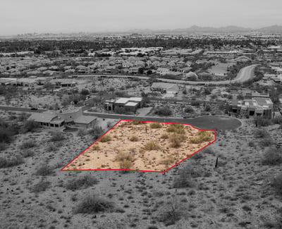 Scenic hillside homesite offering privacy, elevated views, and natural desert surroundings in Phoenix. Nearby luxury homes and mountain scenery create a truly exceptional build opportunity.