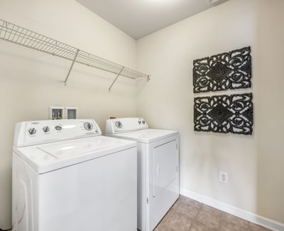 Convenient Upper-Level Laundry