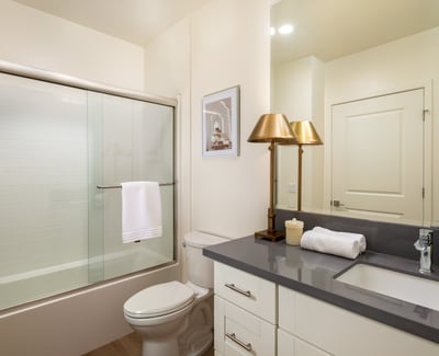 Guest Bathroom -2 Bedrooms Plan