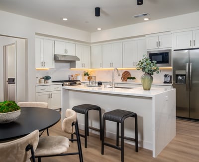 Kitchen Island- 3 Beds 3 Baths Plan