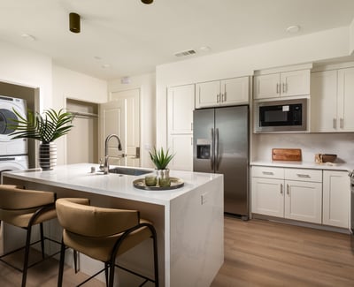 Kitchen Island form 2 Bedroom Plan