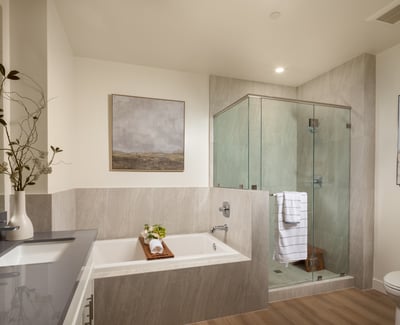 Master Bathroom Has Separate Shower Room and Bathtub