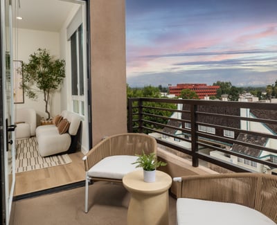 View From The Private Balcony