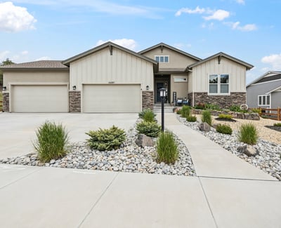 4 car garage with Double wide garage doors.
Very rare find with workshop