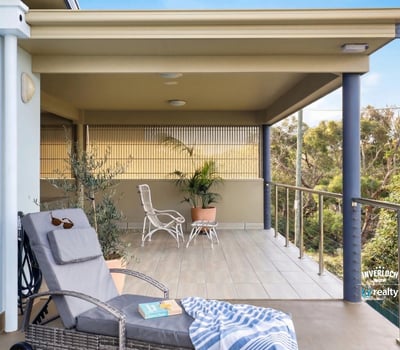 Breezy outdoor terrace with modern seating, perfect for soaking up the sun and enjoying nature.