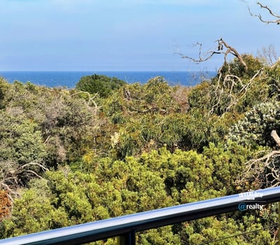 Breathtaking ocean views framed by lush greenery offer a unique coastal retreat opportunity.