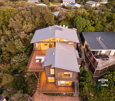 Discover this modern coastal retreat, featuring dynamic architecture and expansive outdoor living spaces surrounded by nature.