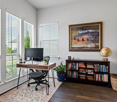 Second Main Level Bedroom/Den/Office with a closet!