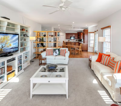The gorgeous Family Room
is a wonderful entertainment space.