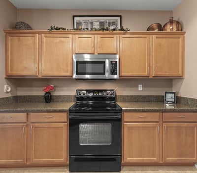 Featuring granite countertops, maple cabinets, and stainless appliances, this kitchen is designed for today s home chef with plenty of workspace.