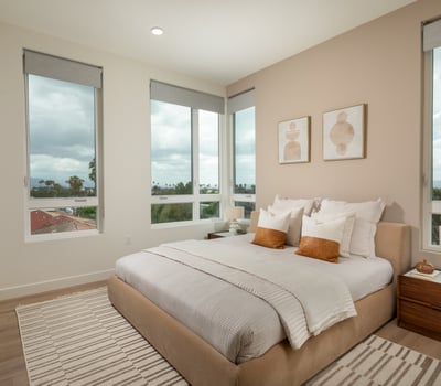 Master Bedroom- 3 Bedroom Plan