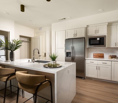 Kitchen Island form 2 Bedroom Plan