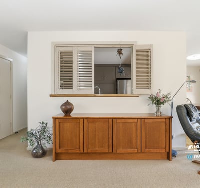 Bright, open layout featuring natural light and a seamless flow between living and dining areas.
