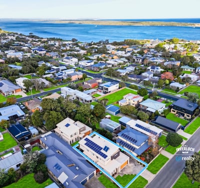 Experience coastal living with this modern home in a vibrant community, offering breathtaking water views.