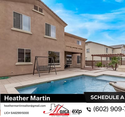 Enjoy outdoor living in Glendale with a refreshing pool, shaded covered patio, and extended paver decking. The thoughtfully designed backyard enhances entertaining potential and complements the home s energy-efficient upgrades.
