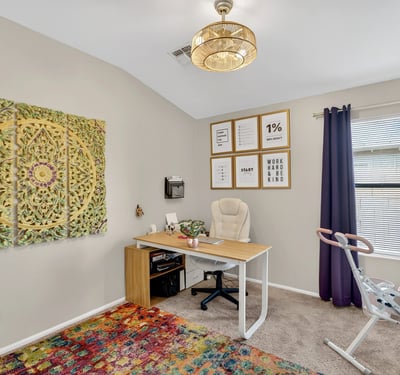 Adaptable space for office, bedroom, or hobbies. Bright and functional layout fits a variety of needs in this Casa Grande home.