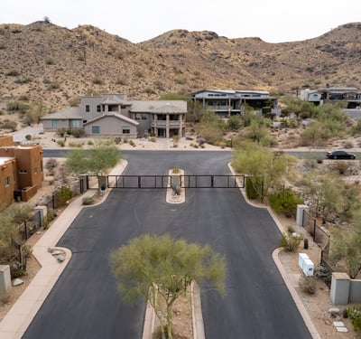 Elegant gated community offering privacy, mountain scenery, and luxury desert living in Phoenix. Residents enjoy peaceful surroundings with convenient access to outdoor recreation and nearby amenities.