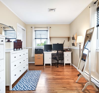 Home office or sitting room.