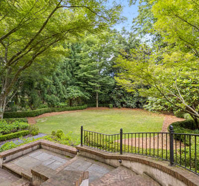 Grassy, Flat, shaded, private yard