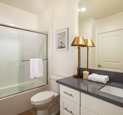 Guest Bathroom -2 Bedrooms Plan