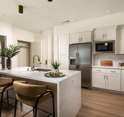 Kitchen Island form 2 Bedroom Plan