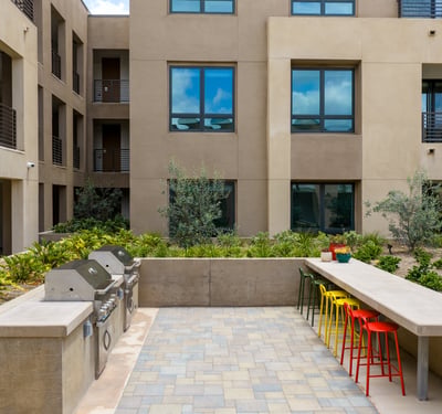 Out Door BBQ with Seating Area