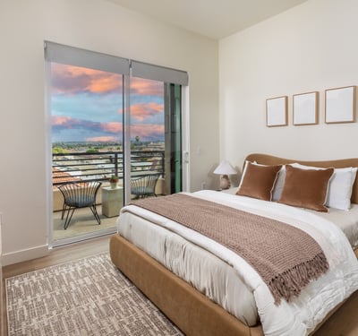 Guest Bedroom -2 Beds 2 Baths Plan