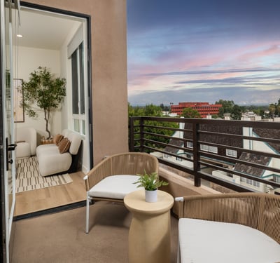 View From The Private Balcony