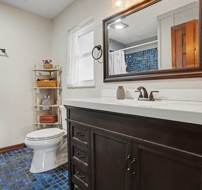 The Master Bedroom's ensuite bathroom.