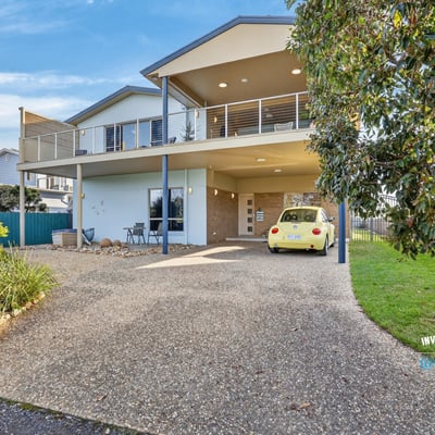 Contemporary home with spacious outdoor areas and modern features, perfect for relaxed living and entertaining.