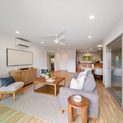 Bright and airy living space featuring natural light, open layout, and modern furnishings for comfortable living.