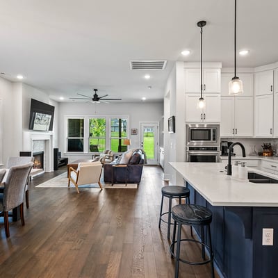 Open Concept Kitchen, Dining, Living Room