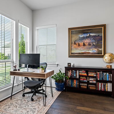 Second Main Level Bedroom/Den/Office with a closet!