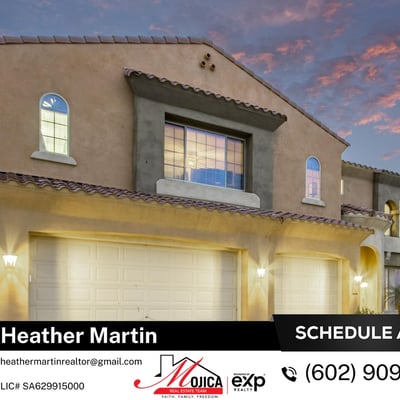 Soft lighting highlights the arched entry and architectural details of this Glendale home at dusk. The spacious driveway and clean landscaping enhance its welcoming presence.