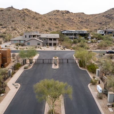 Elegant gated community offering privacy, mountain scenery, and luxury desert living in Phoenix. Residents enjoy peaceful surroundings with convenient access to outdoor recreation and nearby amenities.