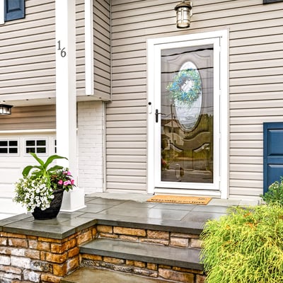 Inviting entryway.