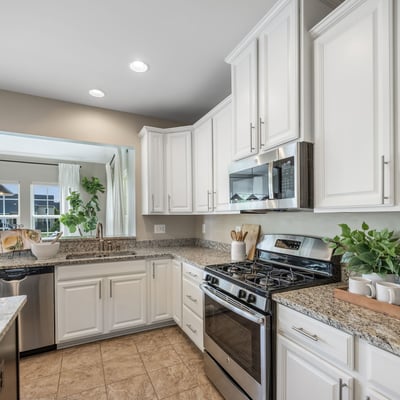 Kitchen with Stainless Appliances