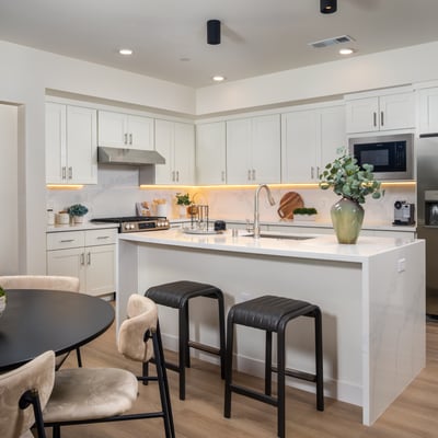 Kitchen Island- 3 Beds 3 Baths Plan