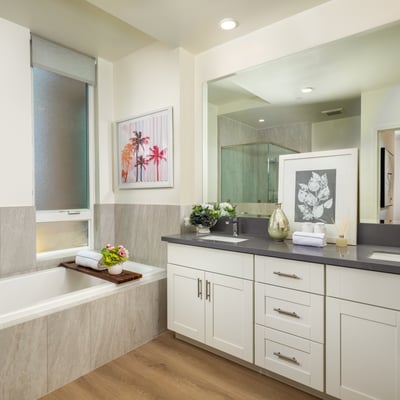 Master En-Suite Bathroom - 3 Bedrooms Plan