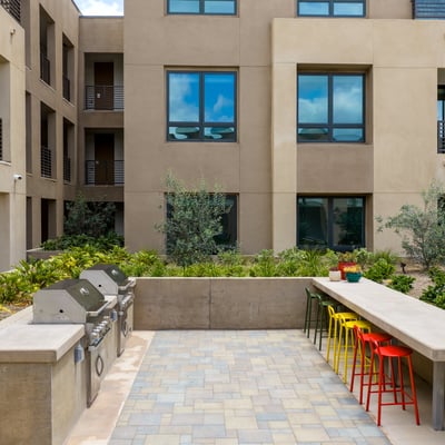 Out Door BBQ with Seating Area
