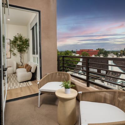 View From The Private Balcony