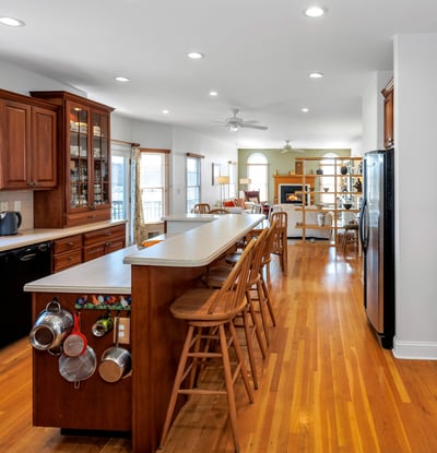 Entertaining is a breeze with a double oven, ample seating at the Island and separate dining area, and open layout to the Family Room.