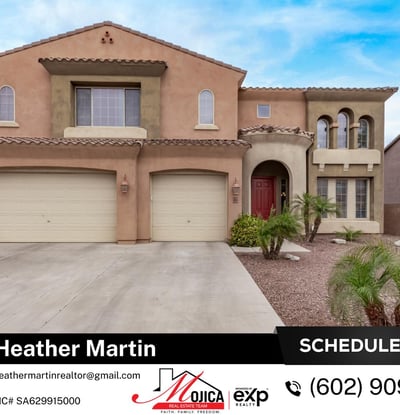 The two-story design and arched windows enhance the exterior appeal of this Glendale home for sale. With RV gate access and a private backyard pool, it delivers both style and function.