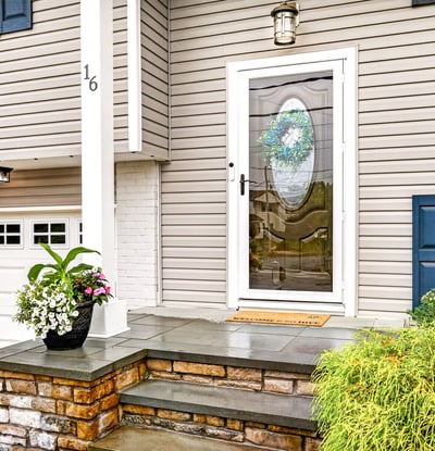 Inviting entryway.
