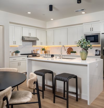 Kitchen Island- 3 Beds 3 Baths Plan