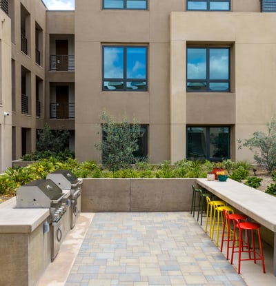 Out Door BBQ with Seating Area